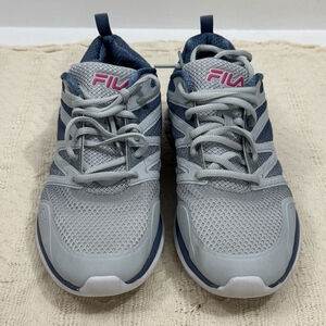 Fila Memory Women’s Blue Mesh Athletic Running Shoe Size 10 Walking Yoga Casual